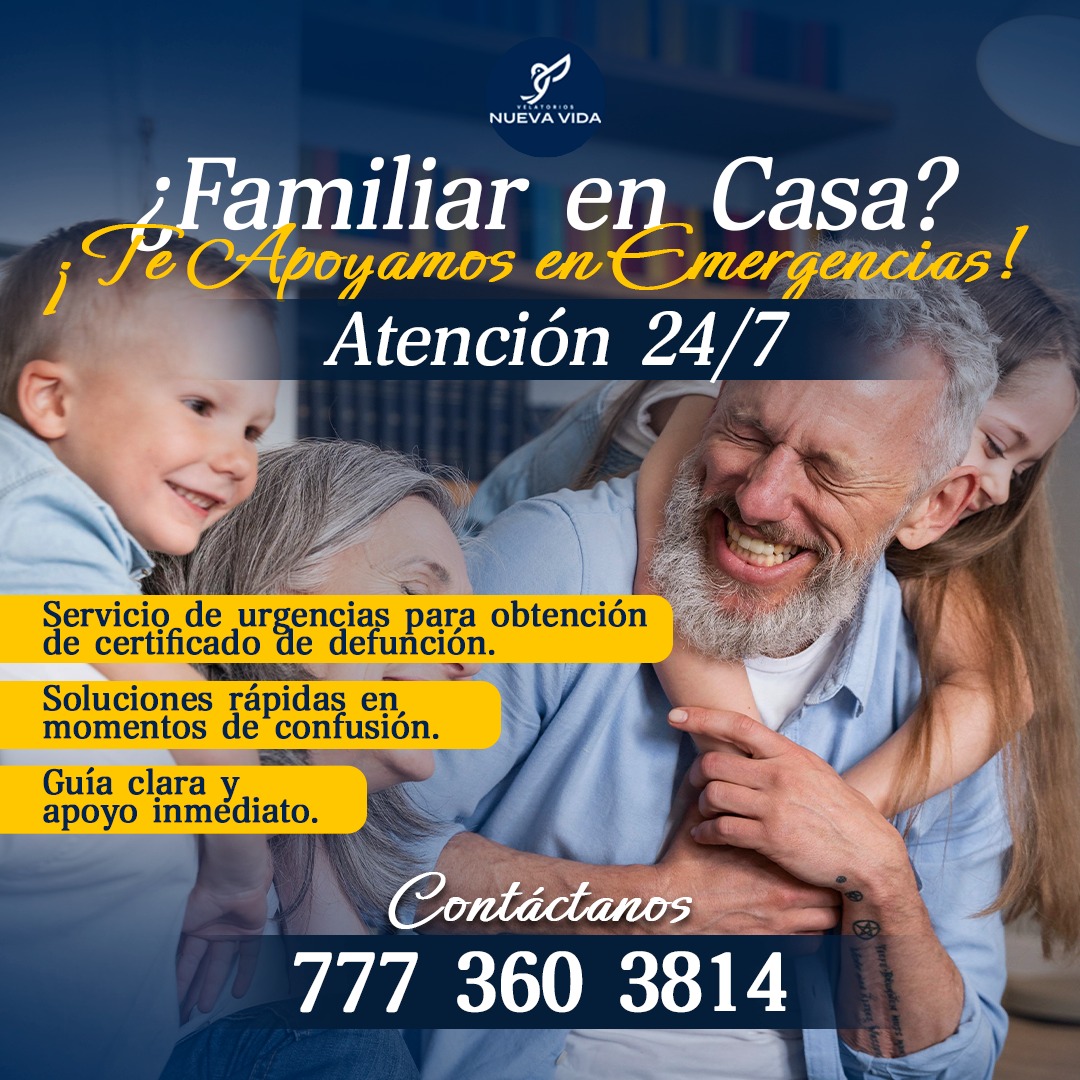 Apoyo en emergencias Nueva Vida Velatorios